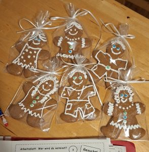 Die fertigen Kekse sind verpackt und versandt bereit.