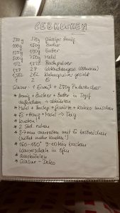 Das Rezept für die Kekse zum Nachbacken.